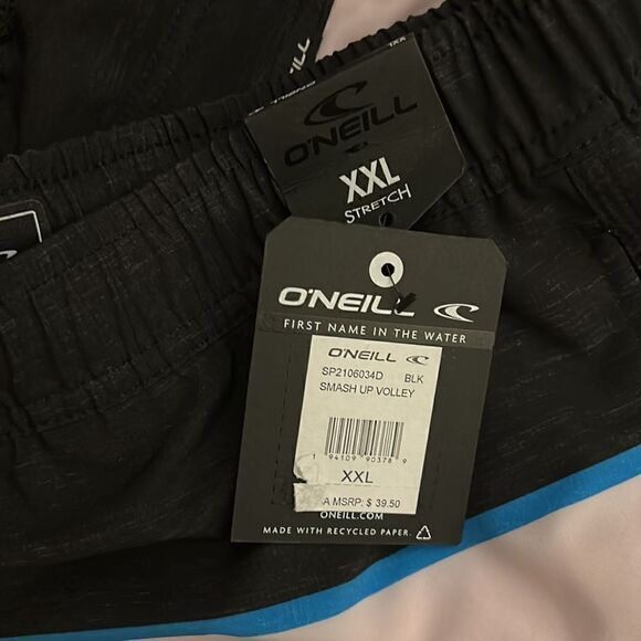 O’Neill striped Smash up Volley swim trunks size XXL NEW - Picture 5 of 7